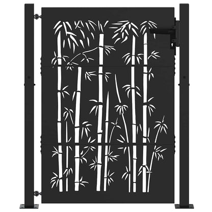 Gartentor 110 X 155 Cm Pulverbeschichteter Stahl