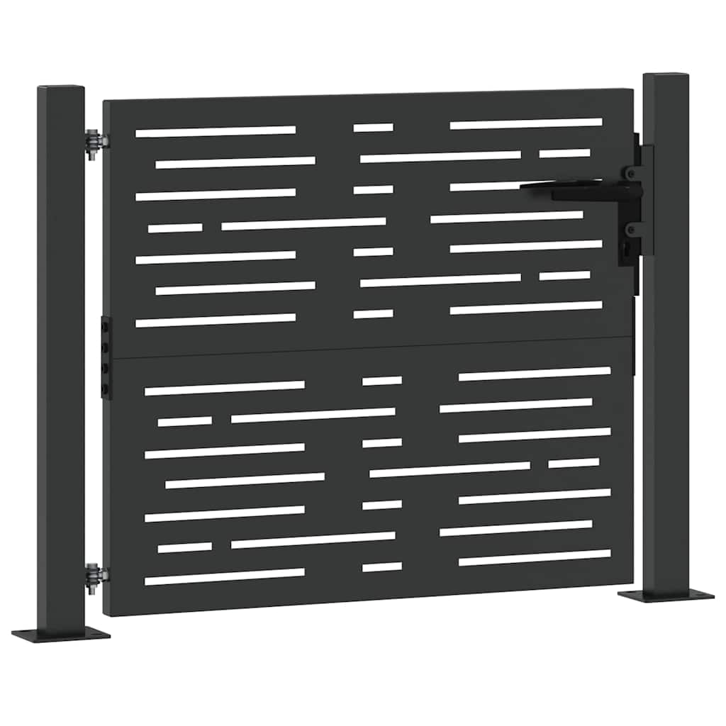 Gartentor 110 X 105 Cm Pulverbeschichteter Stahl
