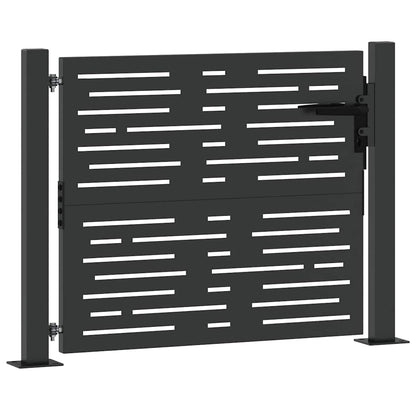 Gartentor 110 X 105 Cm Pulverbeschichteter Stahl