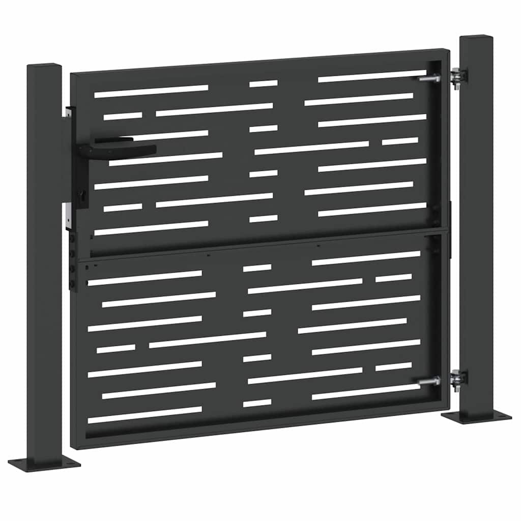 Gartentor 110 X 105 Cm Pulverbeschichteter Stahl
