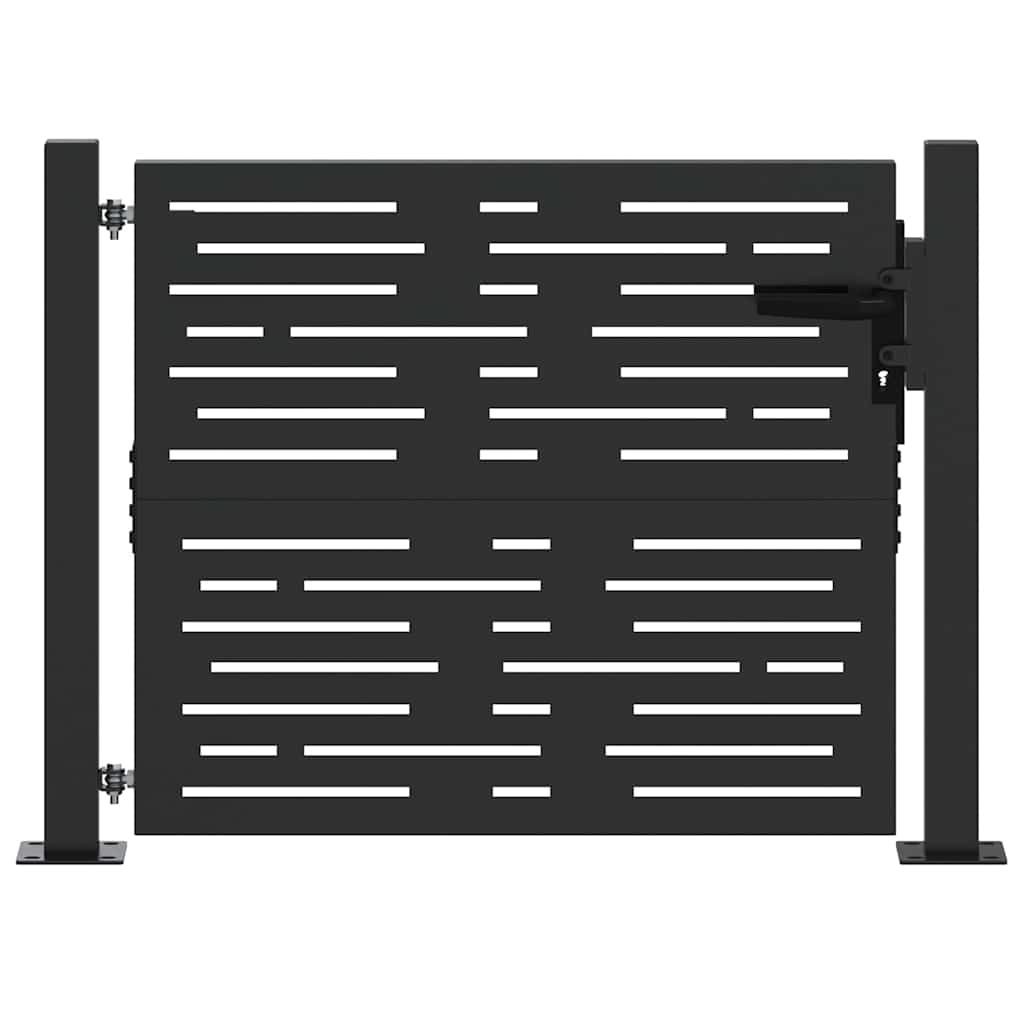Gartentor 110 X 105 Cm Pulverbeschichteter Stahl