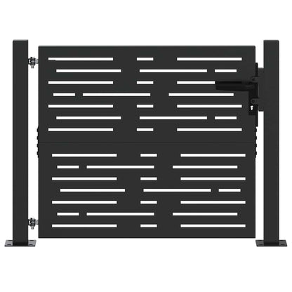 Gartentor 110 X 105 Cm Pulverbeschichteter Stahl