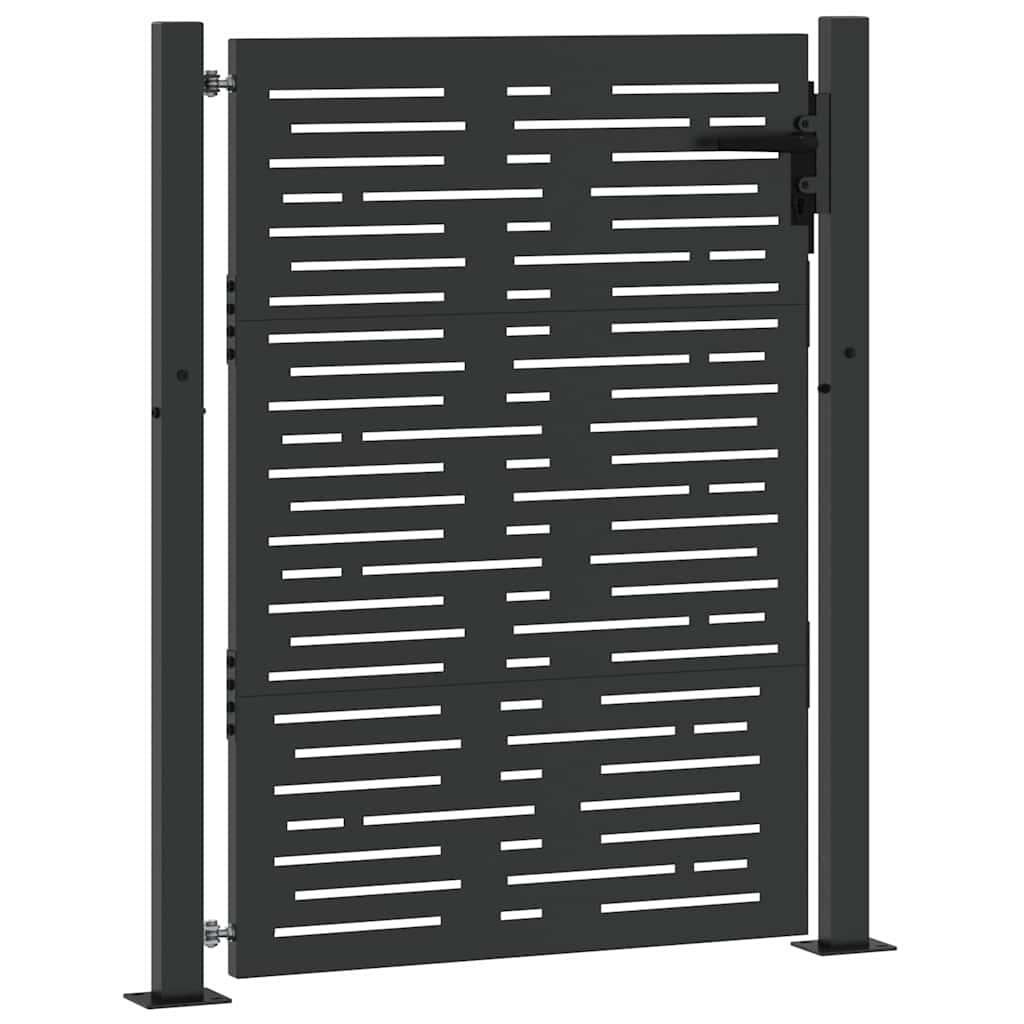 Gartentor 110 X 130 Cm Pulverbeschichteter Stahl