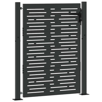 Gartentor 110 X 130 Cm Pulverbeschichteter Stahl