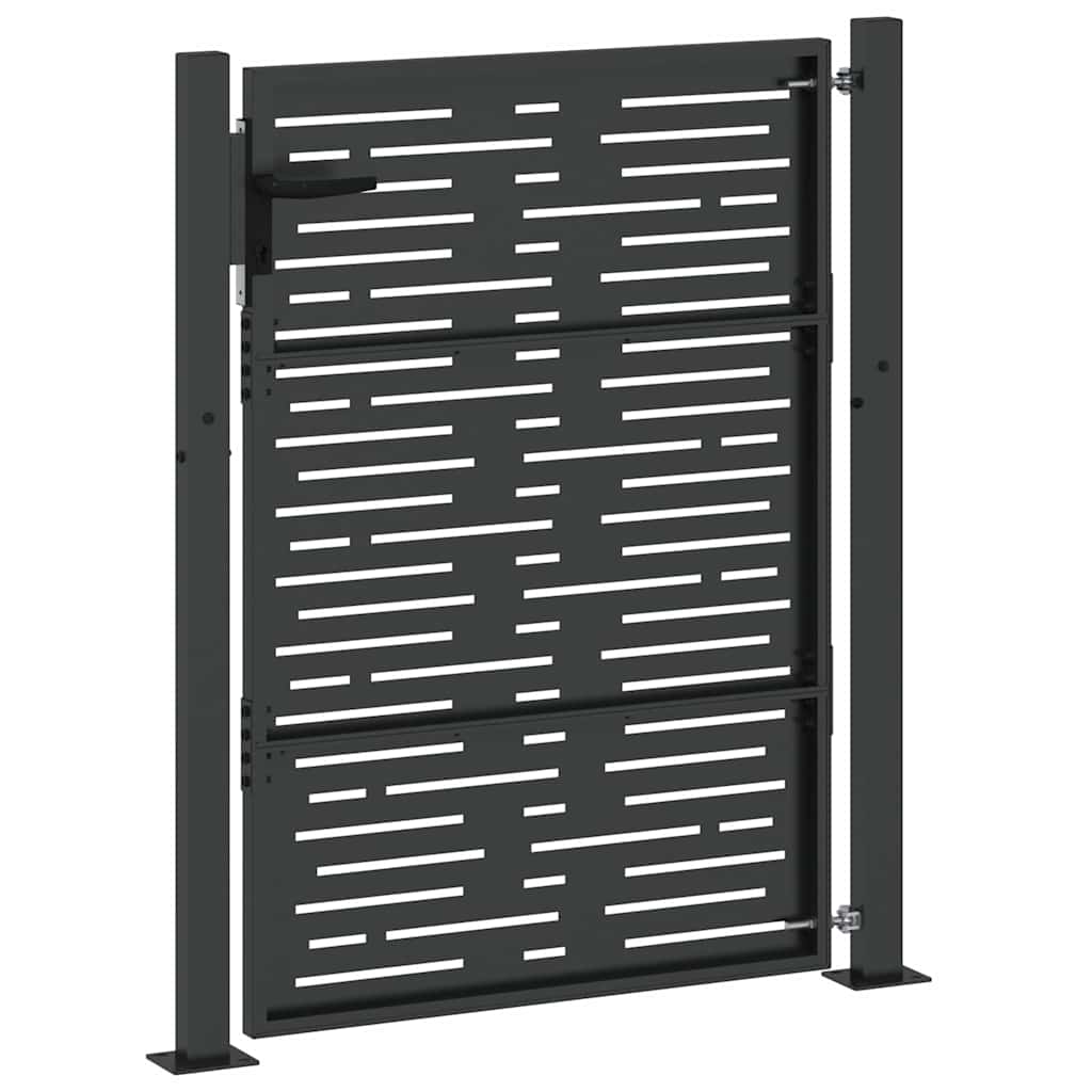 Gartentor 110 X 130 Cm Pulverbeschichteter Stahl