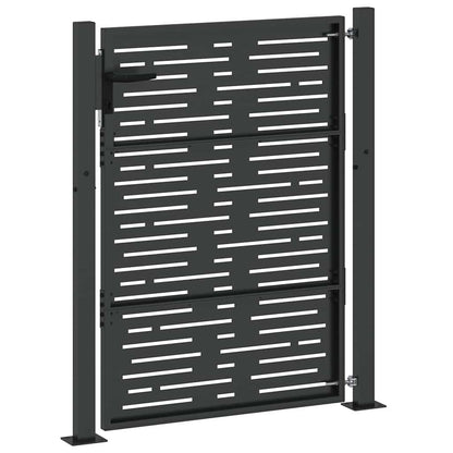 Gartentor 110 X 130 Cm Pulverbeschichteter Stahl