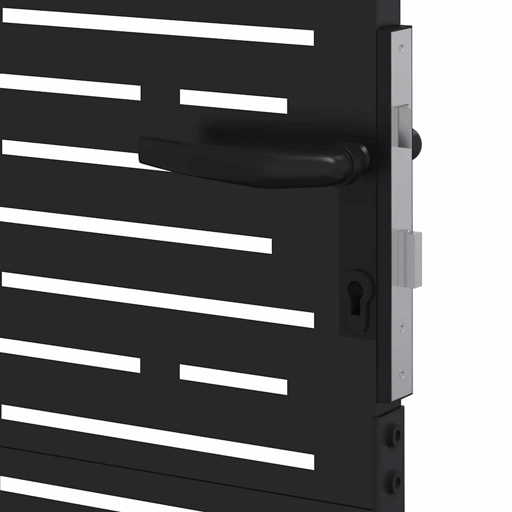 Gartentor 110 X 205 Cm Pulverbeschichteter Stahl