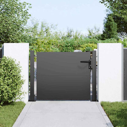 Gartentor 110 X 105 Cm Pulverbeschichteter Stahl