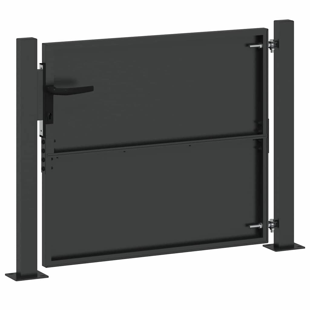 Gartentor 110 X 105 Cm Pulverbeschichteter Stahl