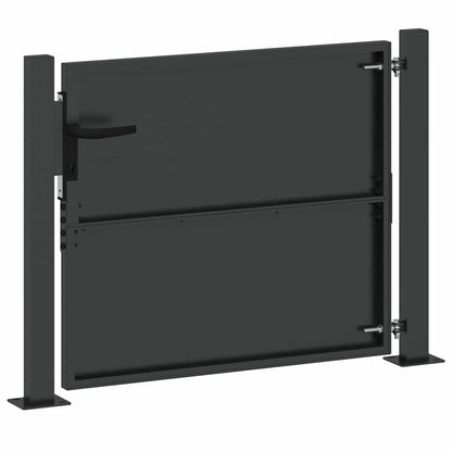 Gartentor 110 X 105 Cm Pulverbeschichteter Stahl