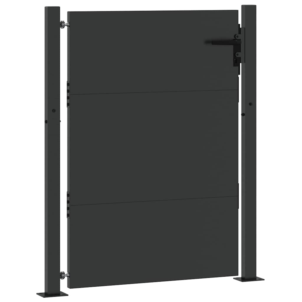 Gartentor 105 X 130 Cm Pulverbeschichteter Stahl