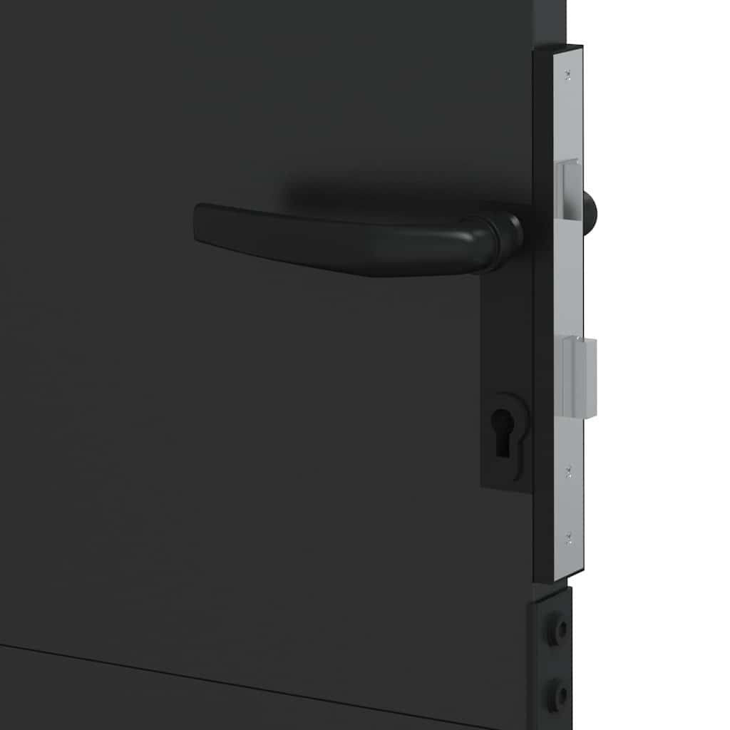 Gartentor 110 X 155 Cm Pulverbeschichteter Stahl