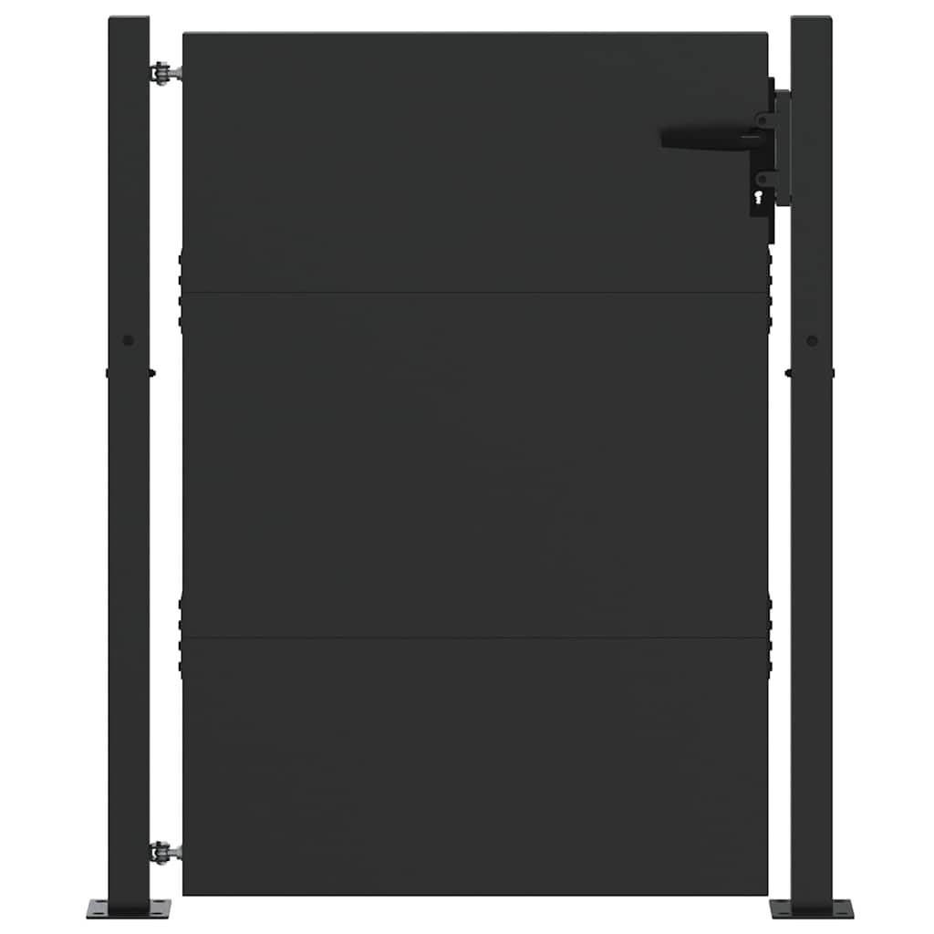Gartentor 110 X 155 Cm Pulverbeschichteter Stahl