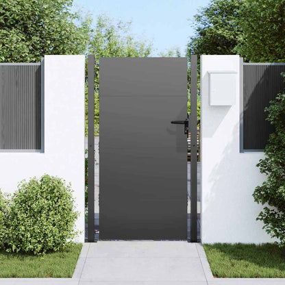 Gartentor 110 X 180 Cm Pulverbeschichteter Stahl