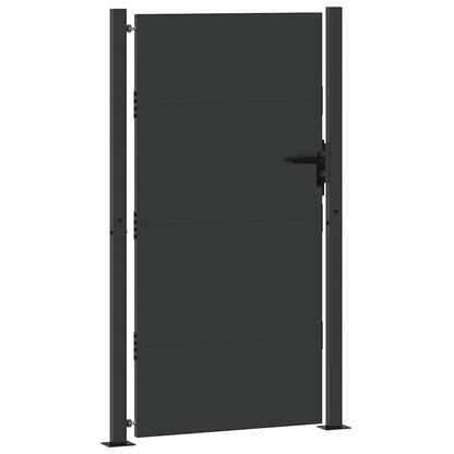 Gartentor 110 X 180 Cm Pulverbeschichteter Stahl