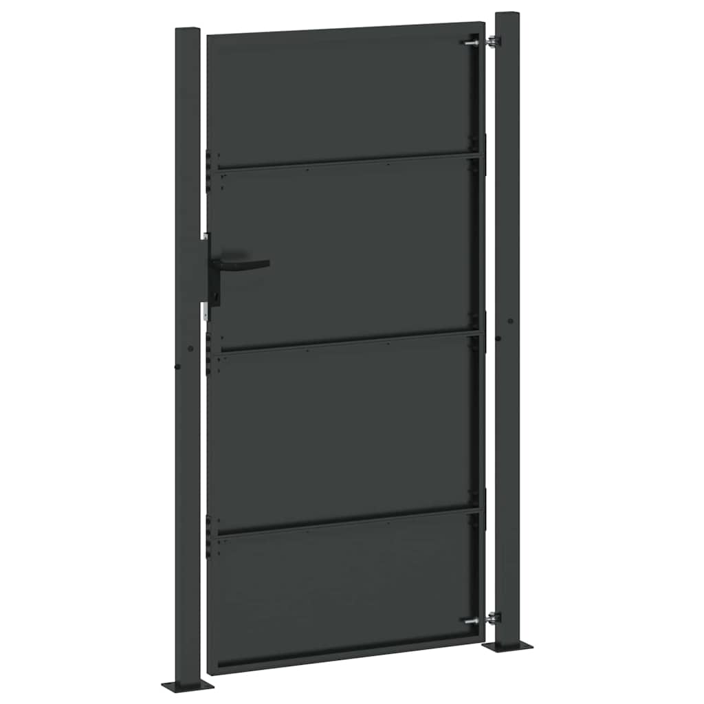 Gartentor 110 X 180 Cm Pulverbeschichteter Stahl
