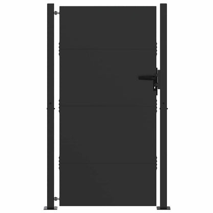 Gartentor 110 X 180 Cm Pulverbeschichteter Stahl