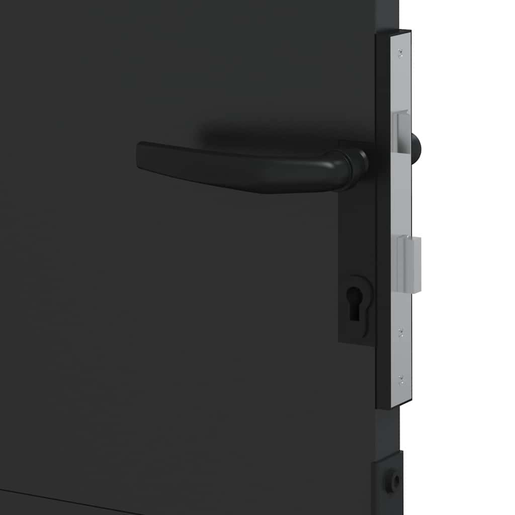 Gartentor 105 X 205 Cm Pulverbeschichteter Stahl