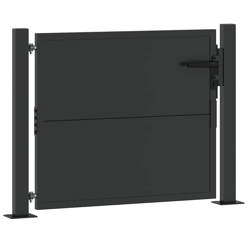 Gartentor 110 X 105 Cm Pulverbeschichteter Stahl