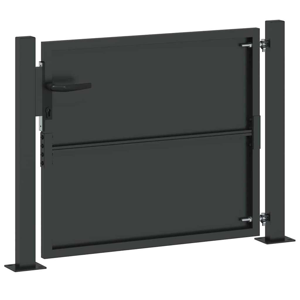 Gartentor 110 X 105 Cm Pulverbeschichteter Stahl