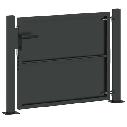 Gartentor 110 X 105 Cm Pulverbeschichteter Stahl