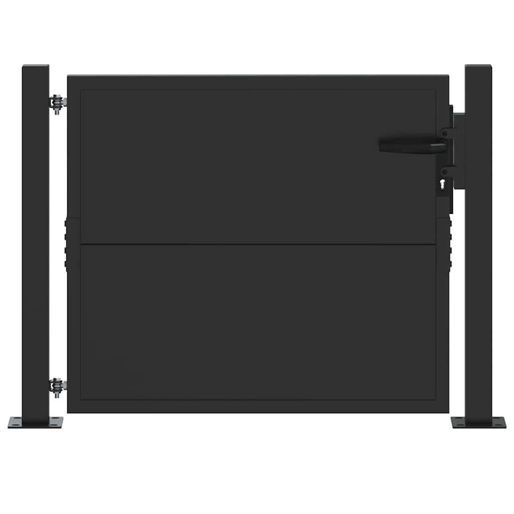 Gartentor 110 X 105 Cm Pulverbeschichteter Stahl