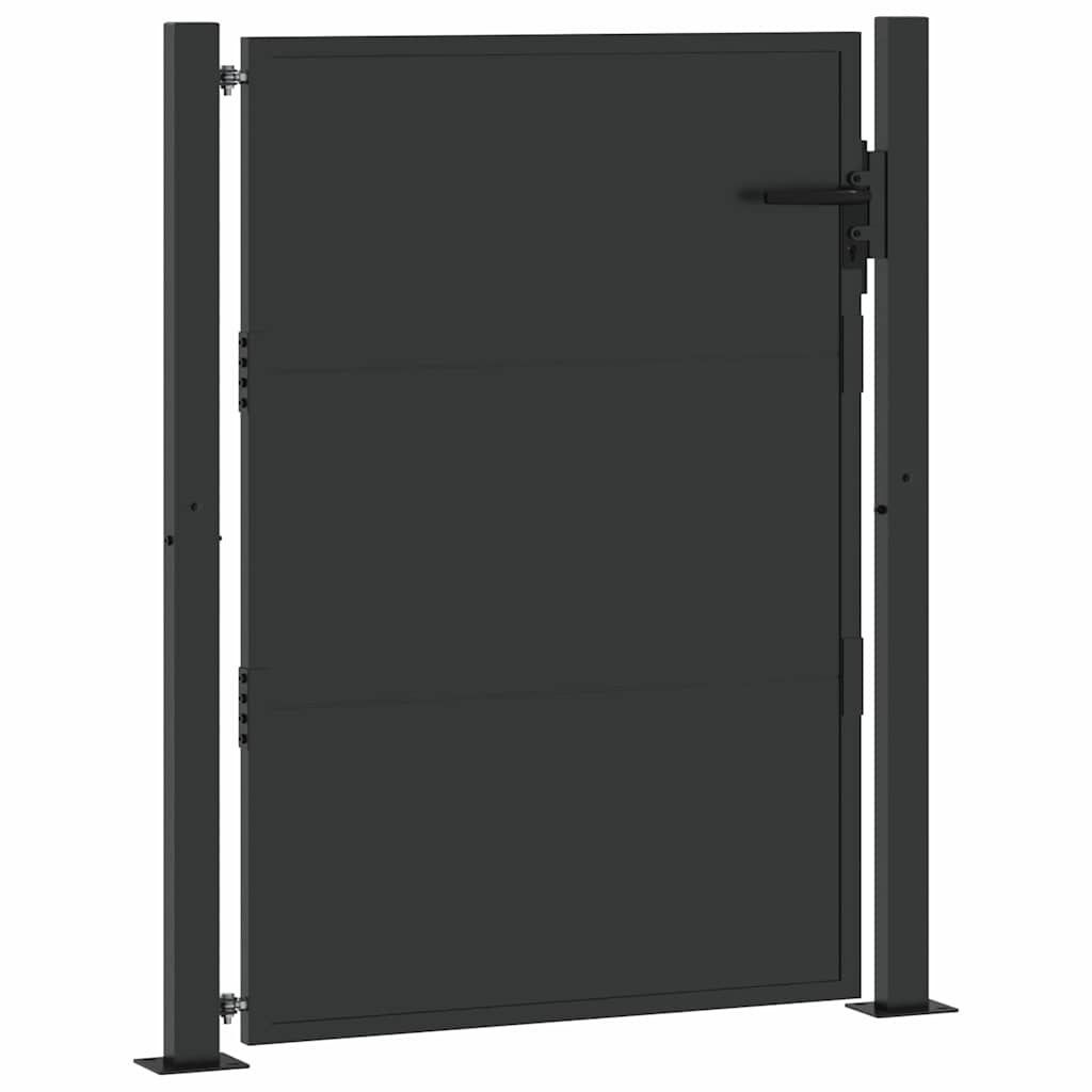 Gartentor 110 X 130 Cm Pulverbeschichteter Stahl