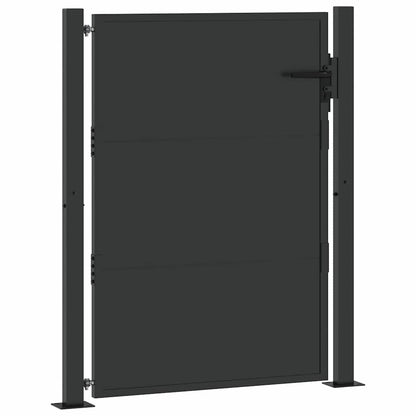Gartentor 110 X 155 Cm Pulverbeschichteter Stahl