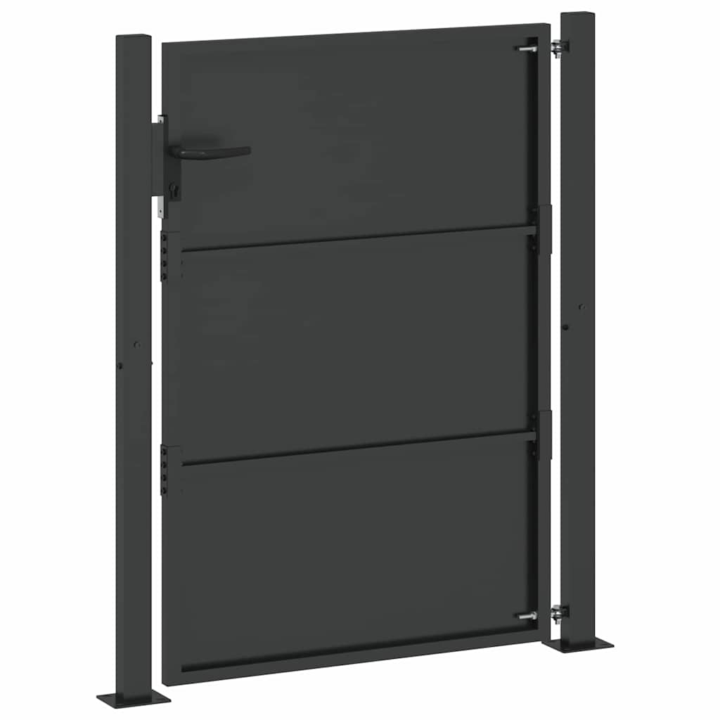 Gartentor 110 X 155 Cm Pulverbeschichteter Stahl