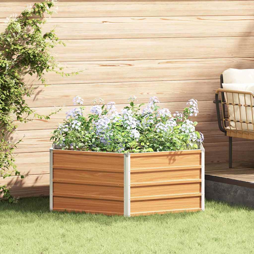 Hochbeet Im Garten Verzinkter Stahl