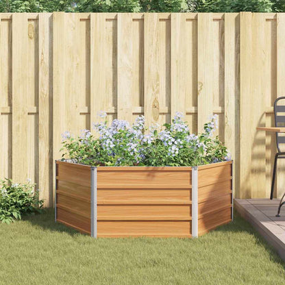 Hochbeet Im Garten Verzinkter Stahl