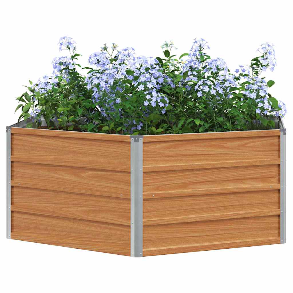 Hochbeet Im Garten Verzinkter Stahl