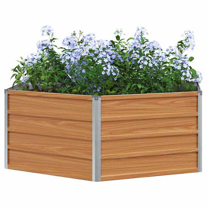 Hochbeet Im Garten Verzinkter Stahl