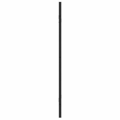 Bad-Duschschirm Schwarz 130 X 138 Cm Gehärtetes Glas