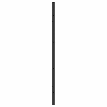 Bad-Duschschirm Schwarz 68 X 130 Cm Gehärtetes Glas