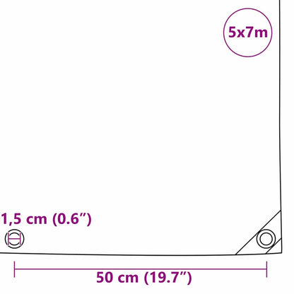 Plane 650G / M² Canvas Mit Pvc-Beschichtung Orange