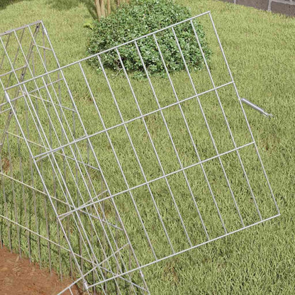 Hühnerkäfig Silber 110 X 55 X 55 Cm Verzinkter Stahl