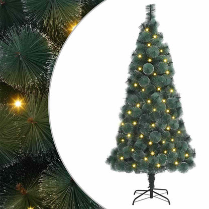 Künstlicher Beleuchteter Weihnachtsbaum Mit Kugel-Set