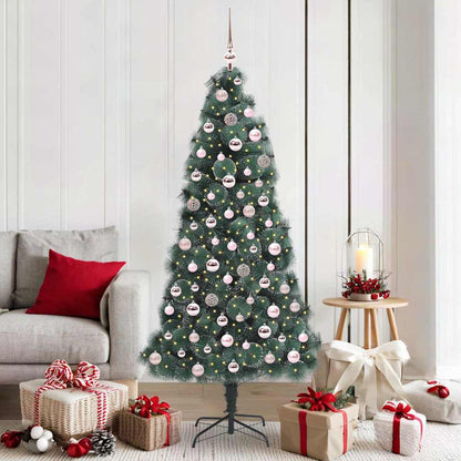 Künstlicher Beleuchteter Weihnachtsbaum Mit Kugel-Set