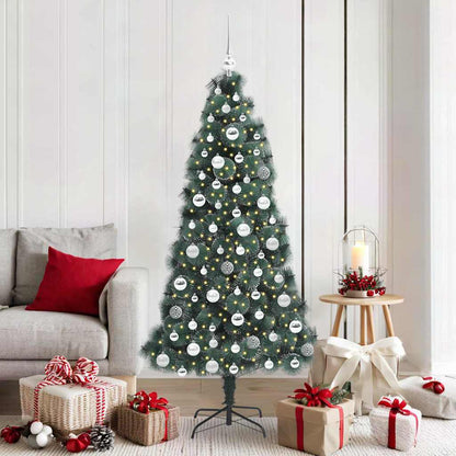 Künstlicher Beleuchteter Weihnachtsbaum Mit Kugel-Set