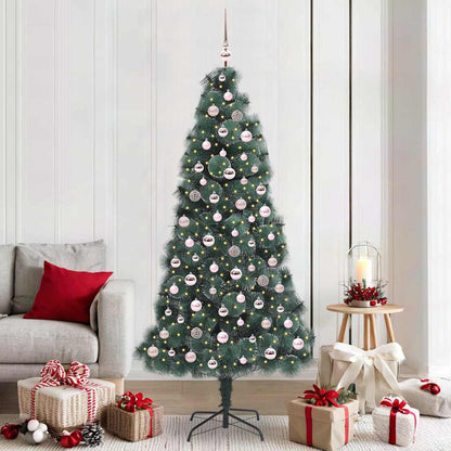 Künstlicher Beleuchteter Weihnachtsbaum Mit Kugel-Set