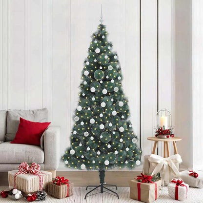 Künstlicher Beleuchteter Weihnachtsbaum Mit Kugel-Set