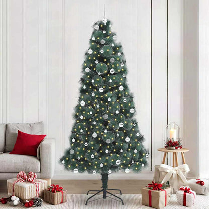 Künstlicher Beleuchteter Weihnachtsbaum Mit Kugel-Set