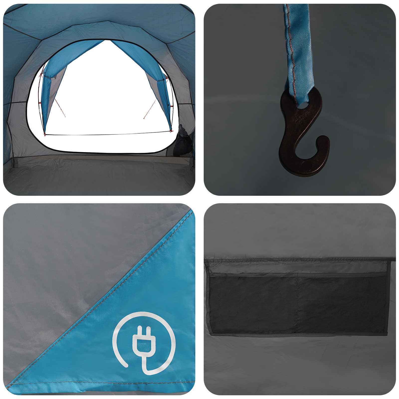 Tunnelzelt 562 X 265 X 216 Cm