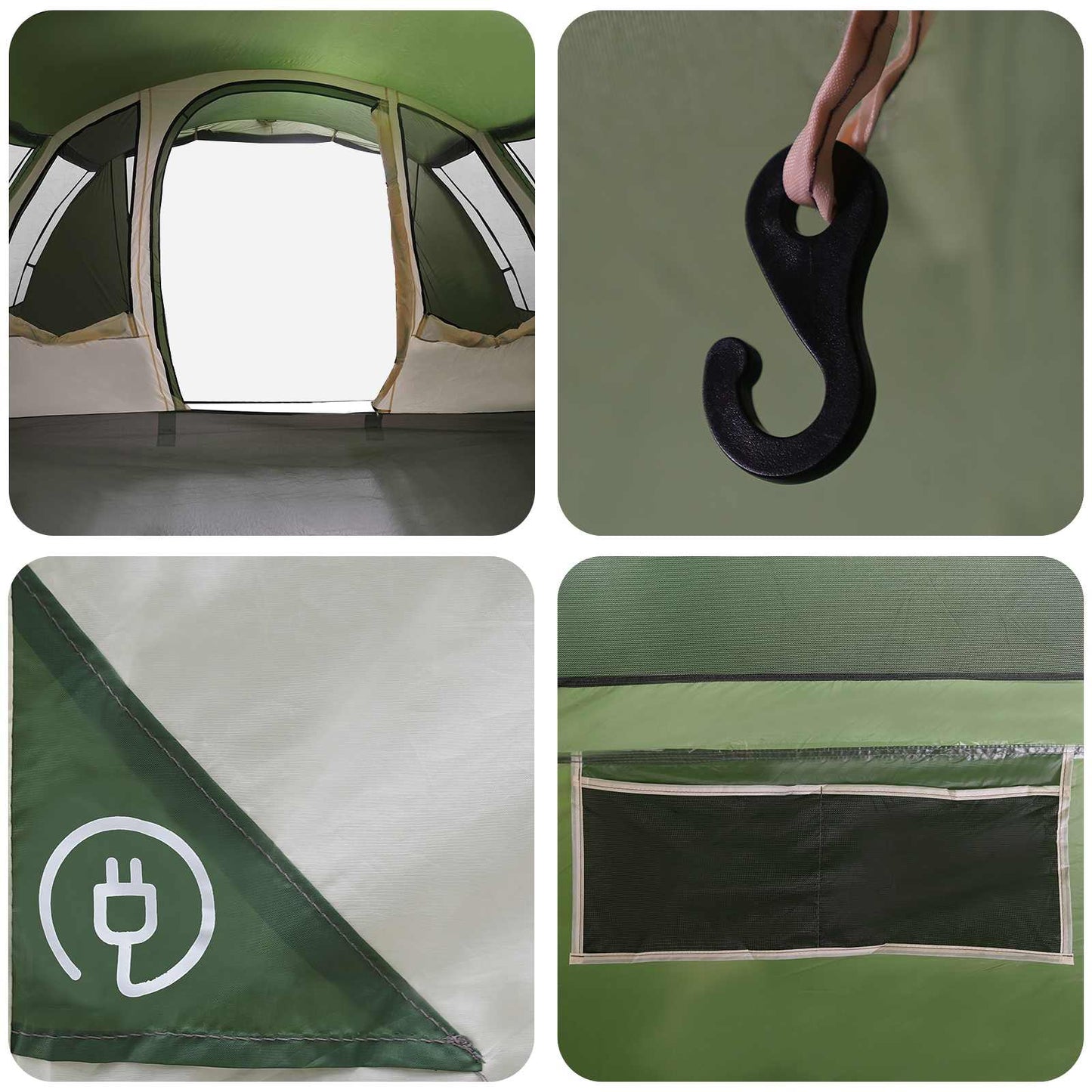 Tunnelzelt 675 X 392 X 210 Cm