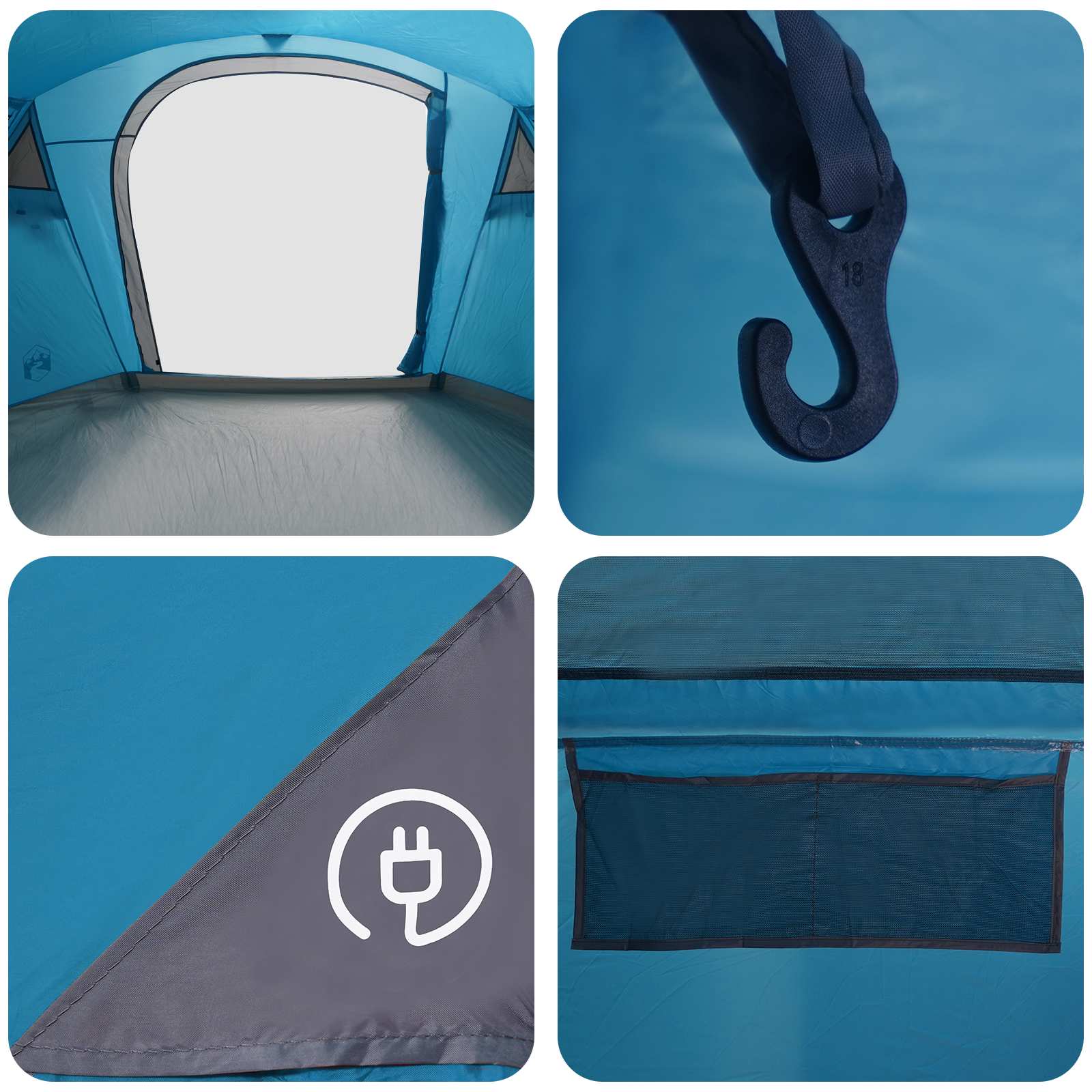Tunnelzelt 505 X 330 X 204 Cm