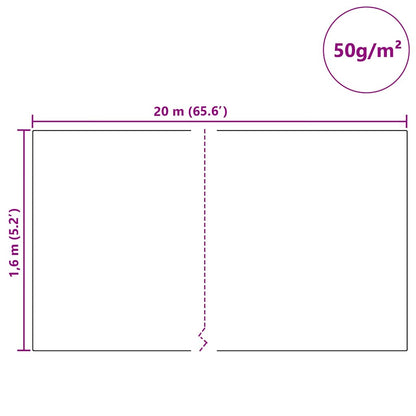 Winterschutz Fur Pflanzen 20 X 1,6 M Vliesstoff