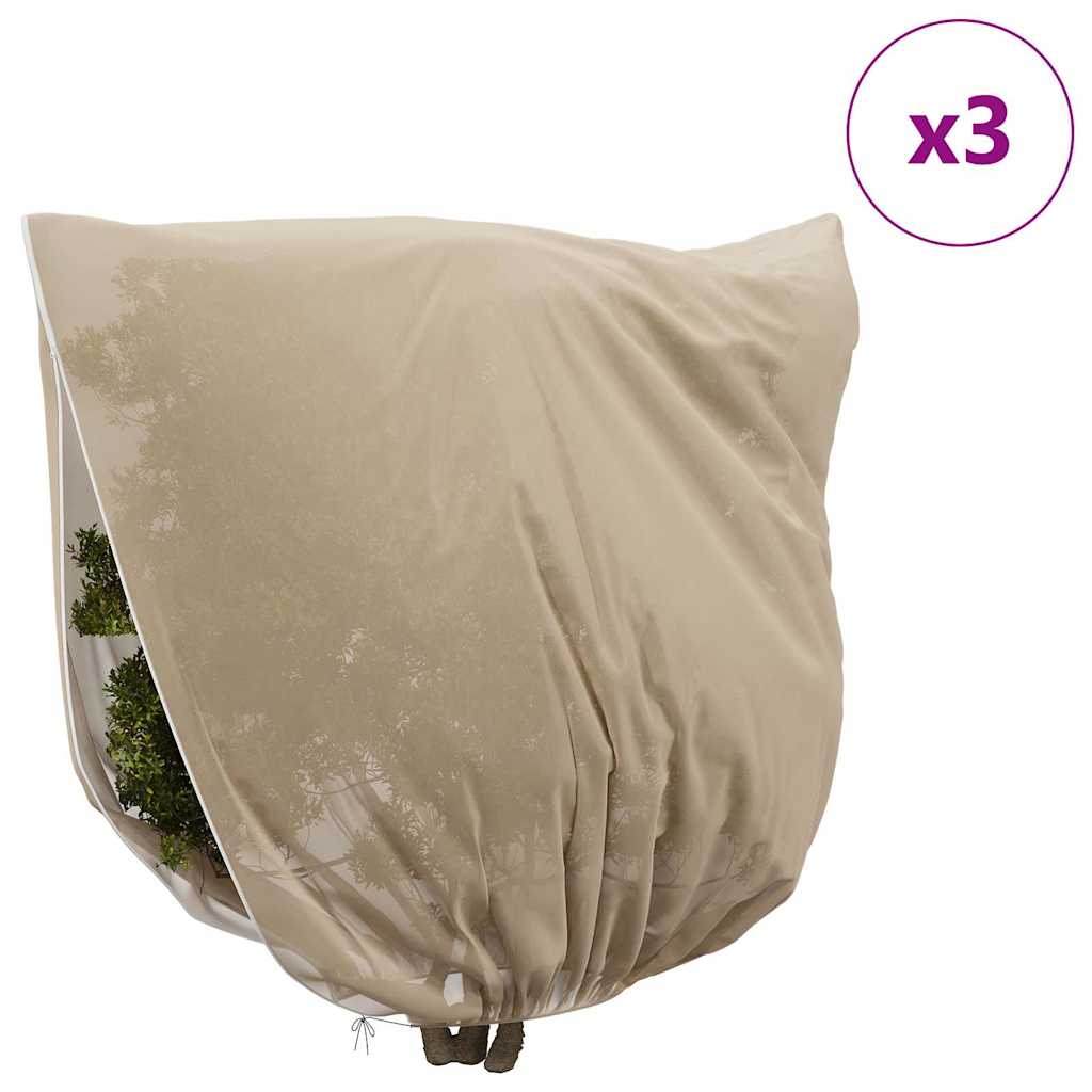Winterschutz Fur Pflanzen 3 Pcs 3,5 X 3,93 M Vliesstoff Beige