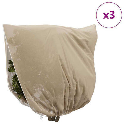 Winterschutz Fur Pflanzen 3 Pcs 3,5 X 3,93 M Vliesstoff Beige