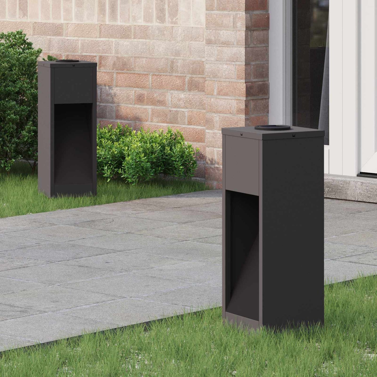 Solar Led Wegeleuchte 2 Pcs Bronze